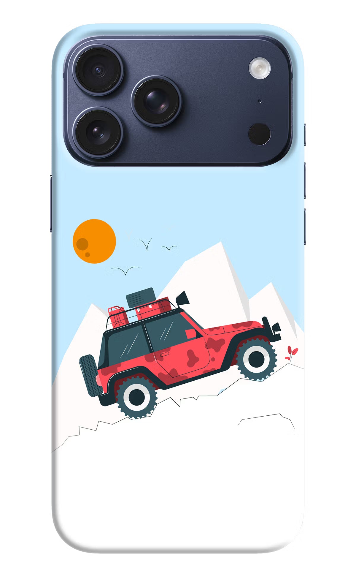 Mountain Trail Beast iPhone 17 Pro Max Hard Case Back Cover by Casekaro