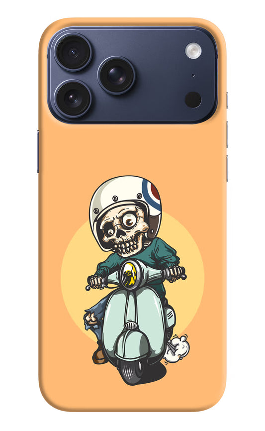 Undead Biker iPhone 17 Pro Max Hard Case Back Cover by Casekaro