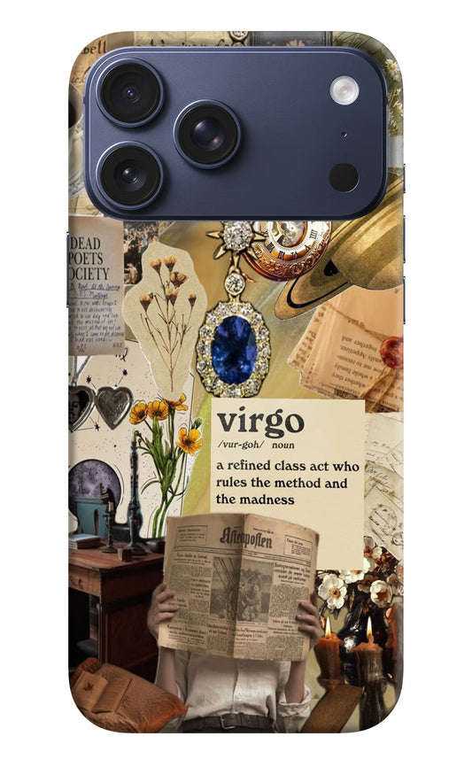 Virgo Zodiac iPhone 17 Pro Max Hard Case Back Cover by Casekaro