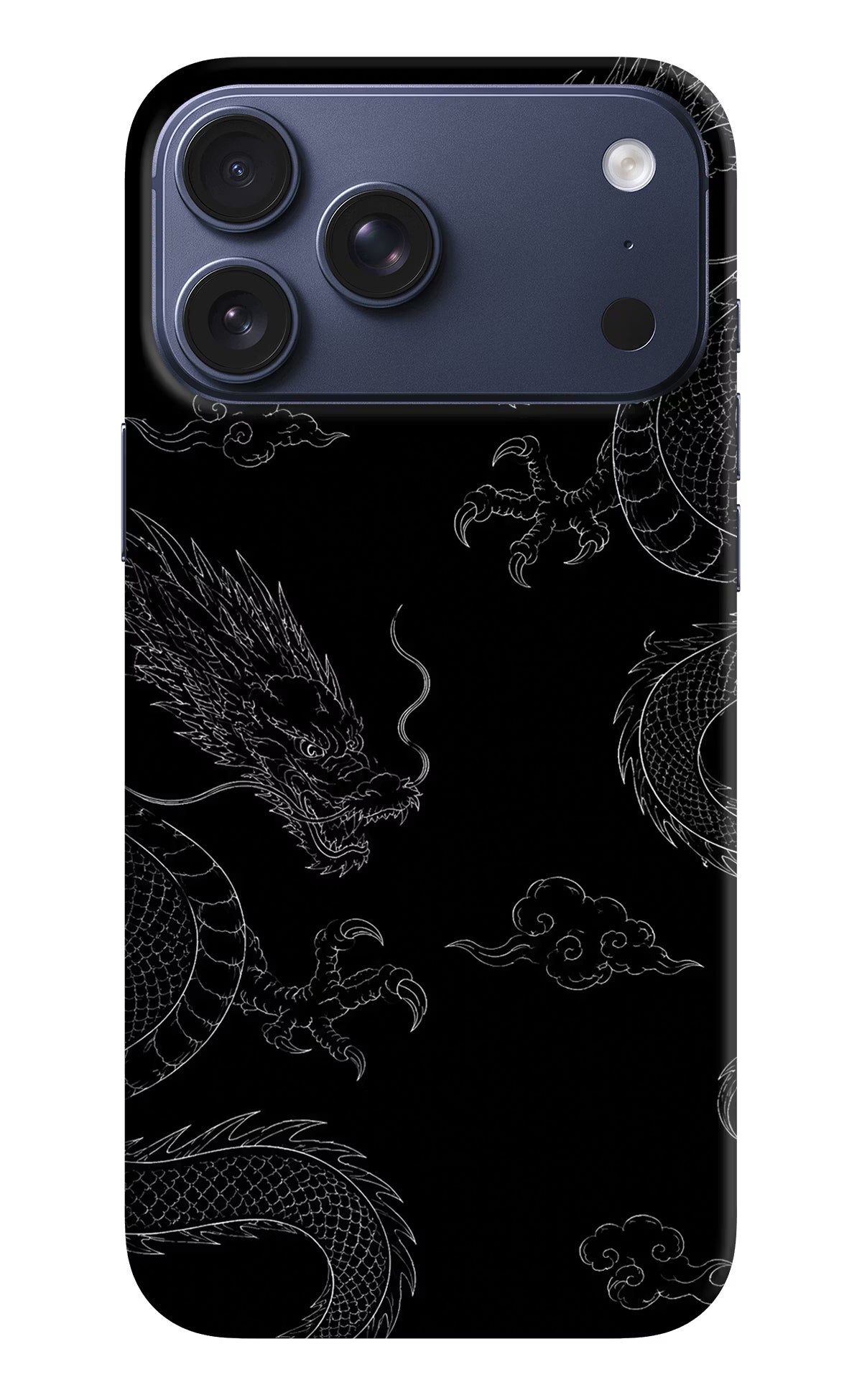 Twin Dragons iPhone 17 Pro Max Hard Case Back Cover by Casekaro