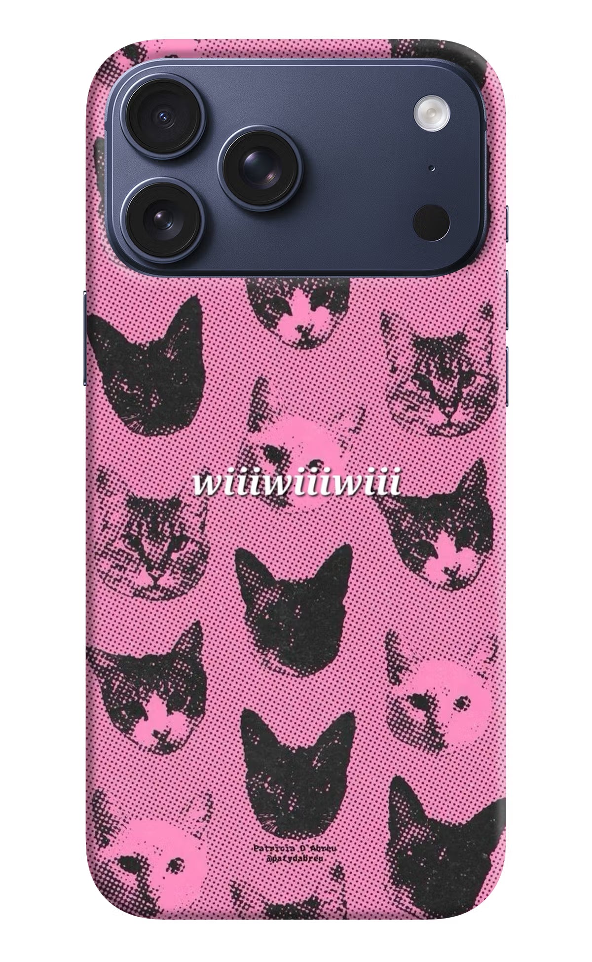 Pink Cats iPhone 17 Pro Max Back Cover