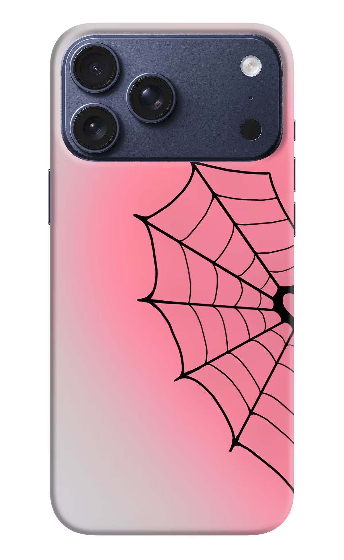 Pink Web iPhone 17 Pro Max Back Cover