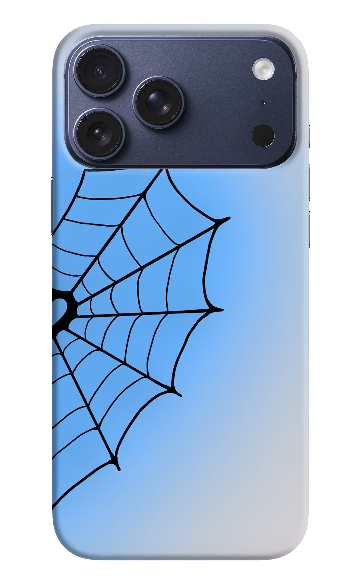 Blue Web iPhone 17 Pro Max Back Cover