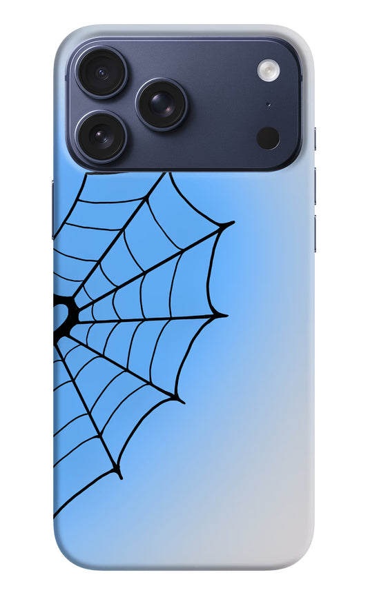 Blue Web iPhone 17 Pro Max Hard Case Back Cover by Casekaro