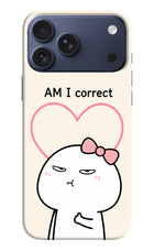 Always Right iPhone 17 Pro Max Hard Case Back Cover by Casekaro