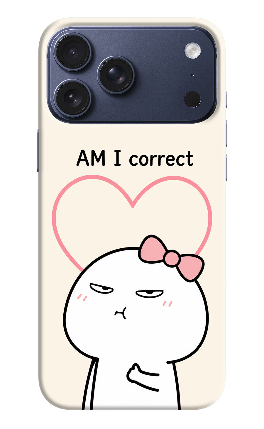 Always Right iPhone 17 Pro Max Back Cover, Hard case