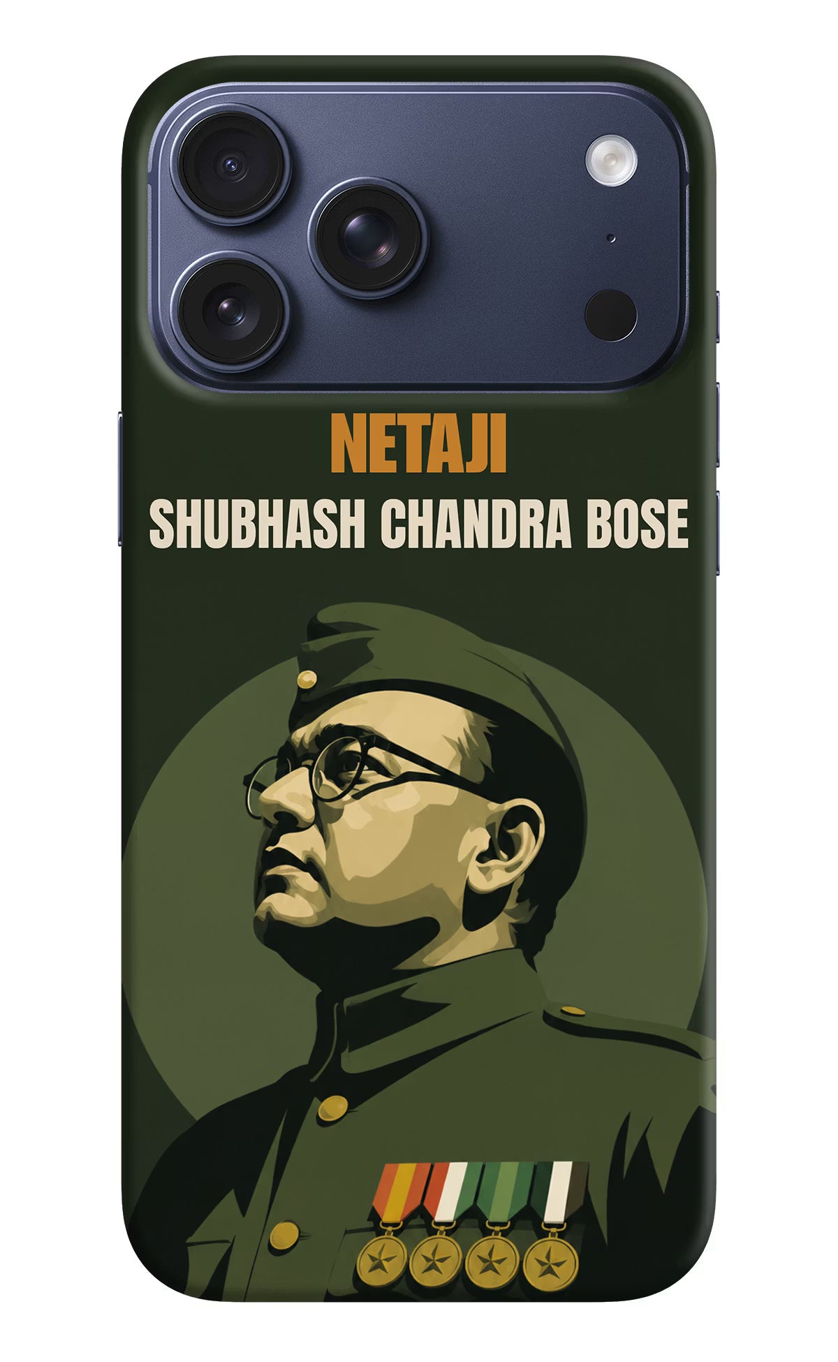Netaji Legacy iPhone 17 Pro Max Back Cover