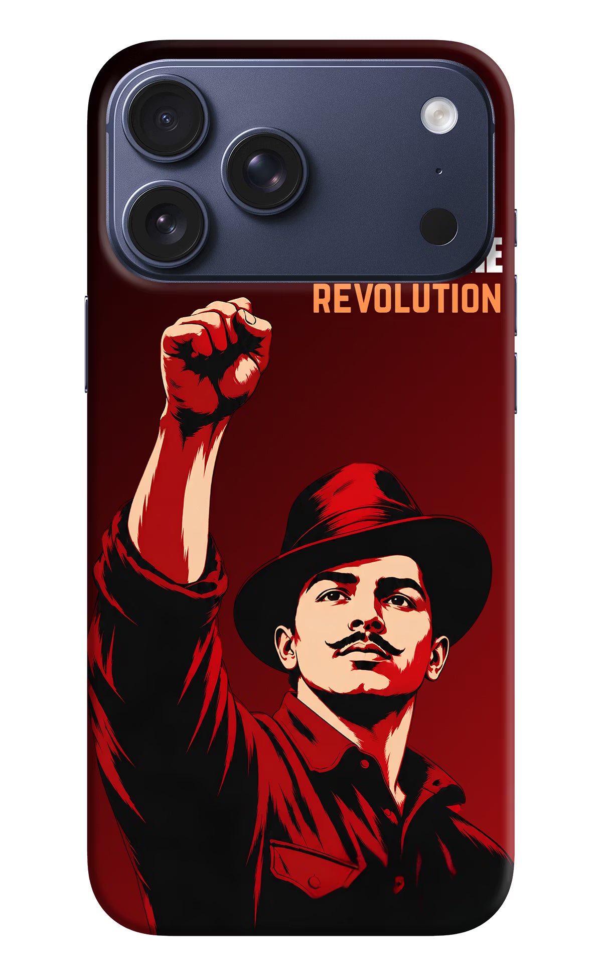 Bhagat Singh Revolution iPhone 17 Pro Max Back Cover