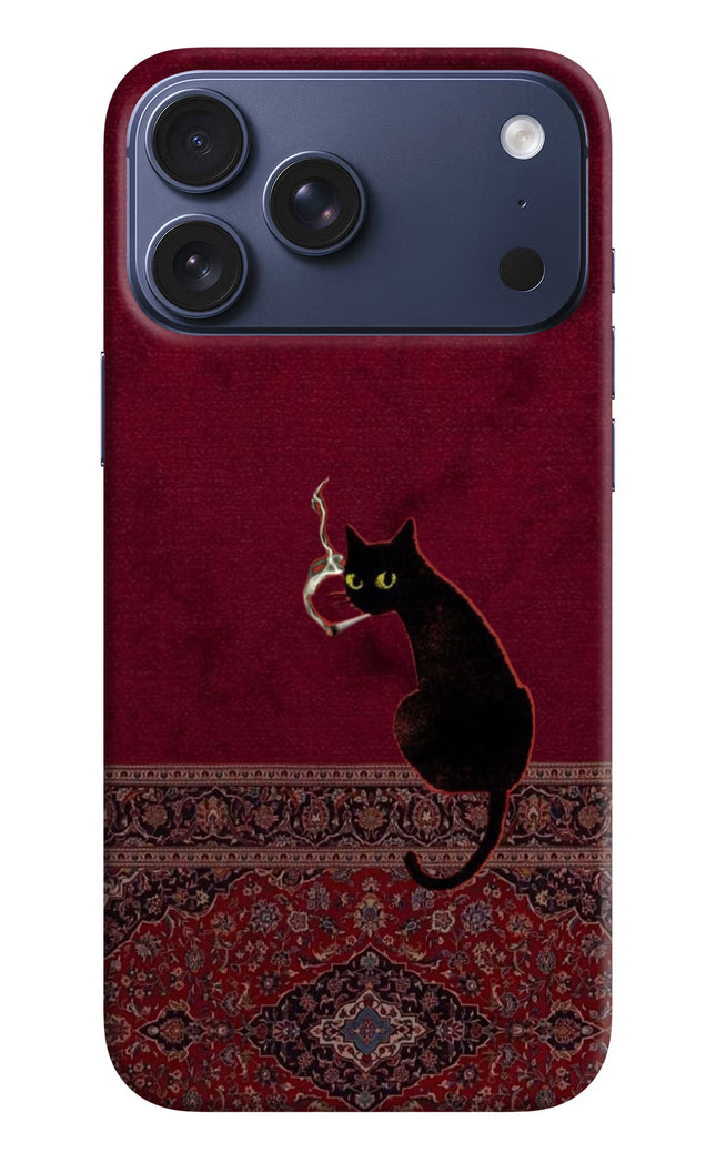 Midnight Cat iPhone 17 Pro Max Hard Case Back Cover by Casekaro
