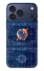Koi Blue iPhone 17 Pro Max Hard Case Back Cover by Casekaro