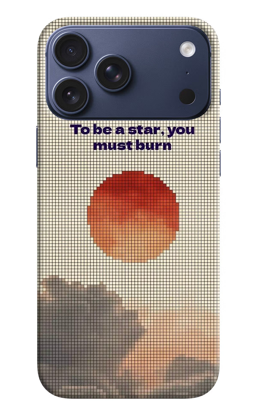 Pixel Sun iPhone 17 Pro Max Back Cover, Hard case