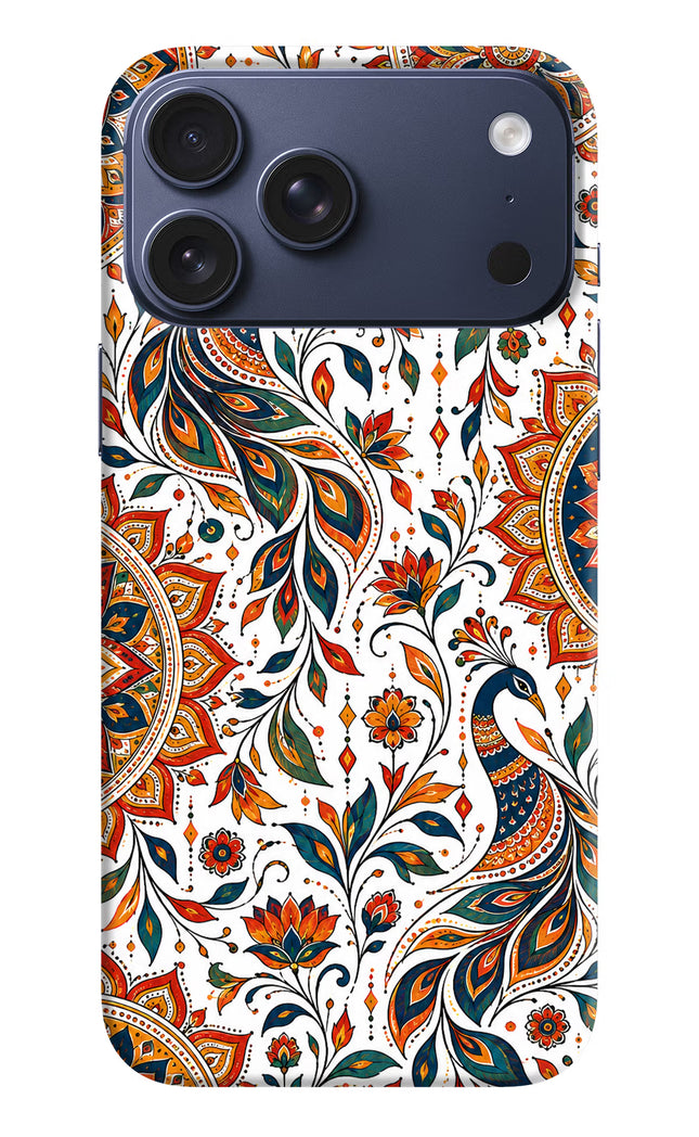 White Mayura iPhone 17 Pro Max Hard Case Back Cover by Casekaro