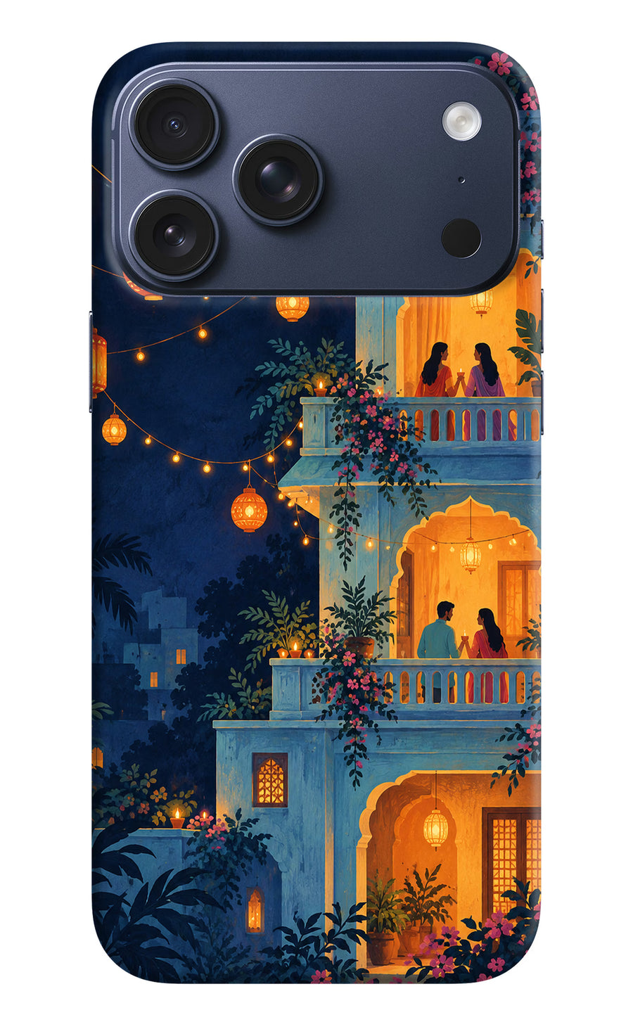 Balcony Glow iPhone 17 Pro Max Back Cover, Hard case