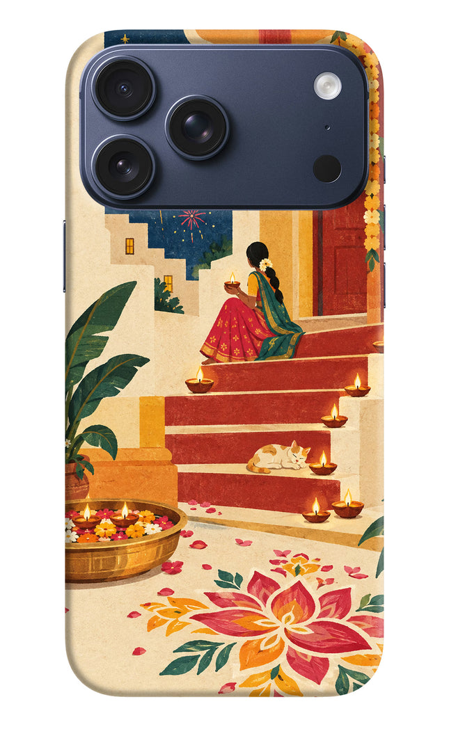 Diwali Rangoli iPhone 17 Pro Max Hard Case Back Cover by Casekaro