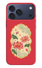 Pink Lotus iPhone 17 Pro Max Hard Case Back Cover by Casekaro