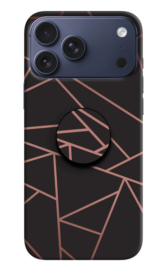 Geometric Pattern iPhone 17 Pro Max Pop Case by Casekaro