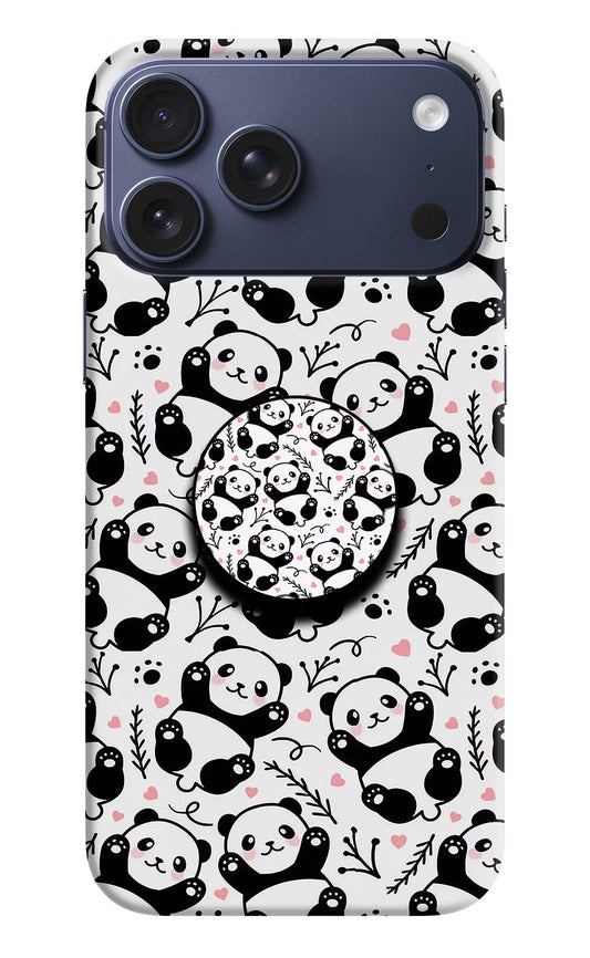 Cute Panda iPhone 17 Pro Max Pop Case by Casekaro