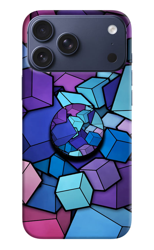 Cubic Abstract iPhone 17 Pro Max Pop Case by Casekaro