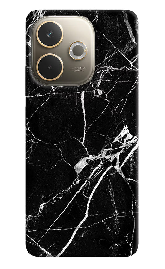 Black Marble Pattern Oppo A5 Pro 5G Hard Case Back Cover by Casekaro