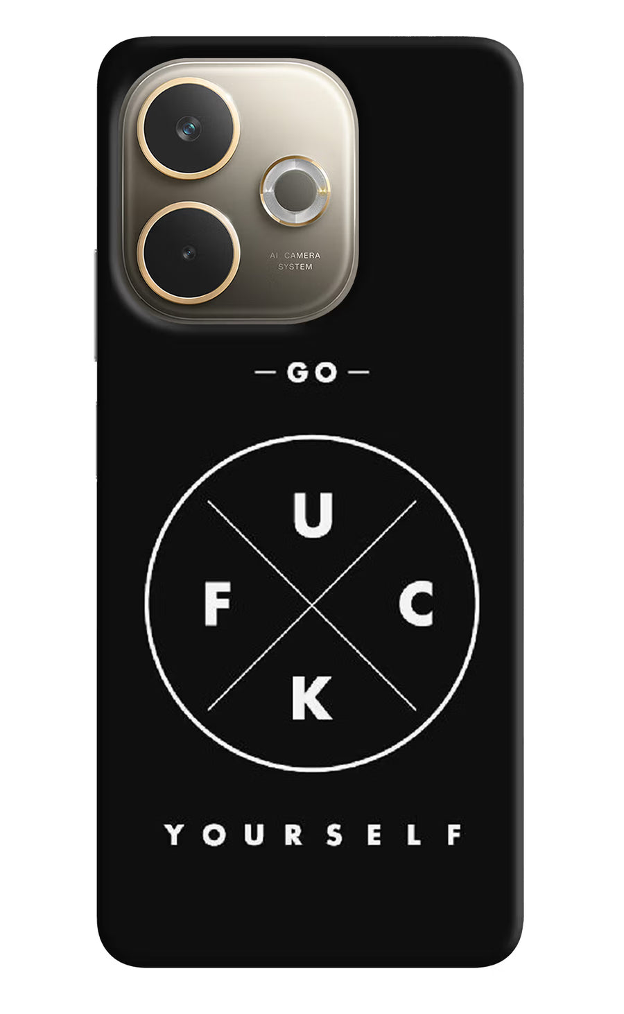 Go Fuck Yourself Oppo A5 Pro 5G Back Cover, Hard case