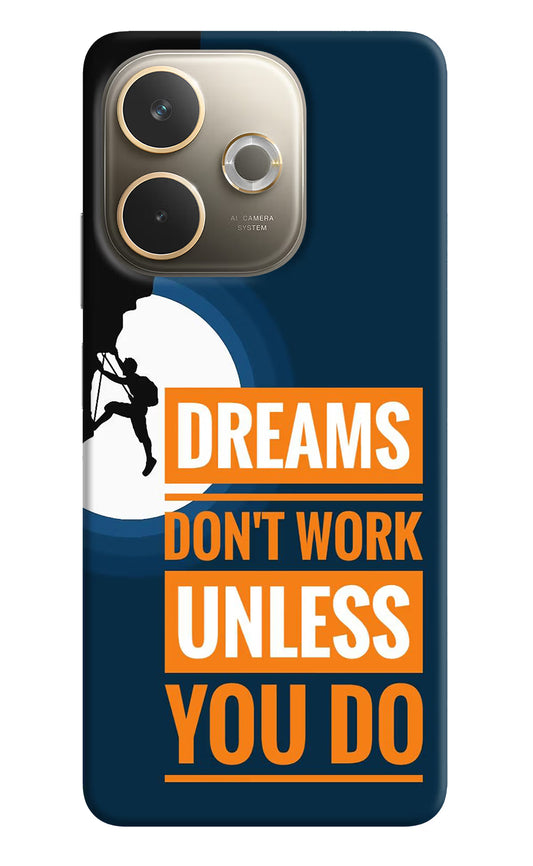 Dreams Don’T Work Unless You Do Oppo A5 Pro 5G Hard Case Back Cover by Casekaro