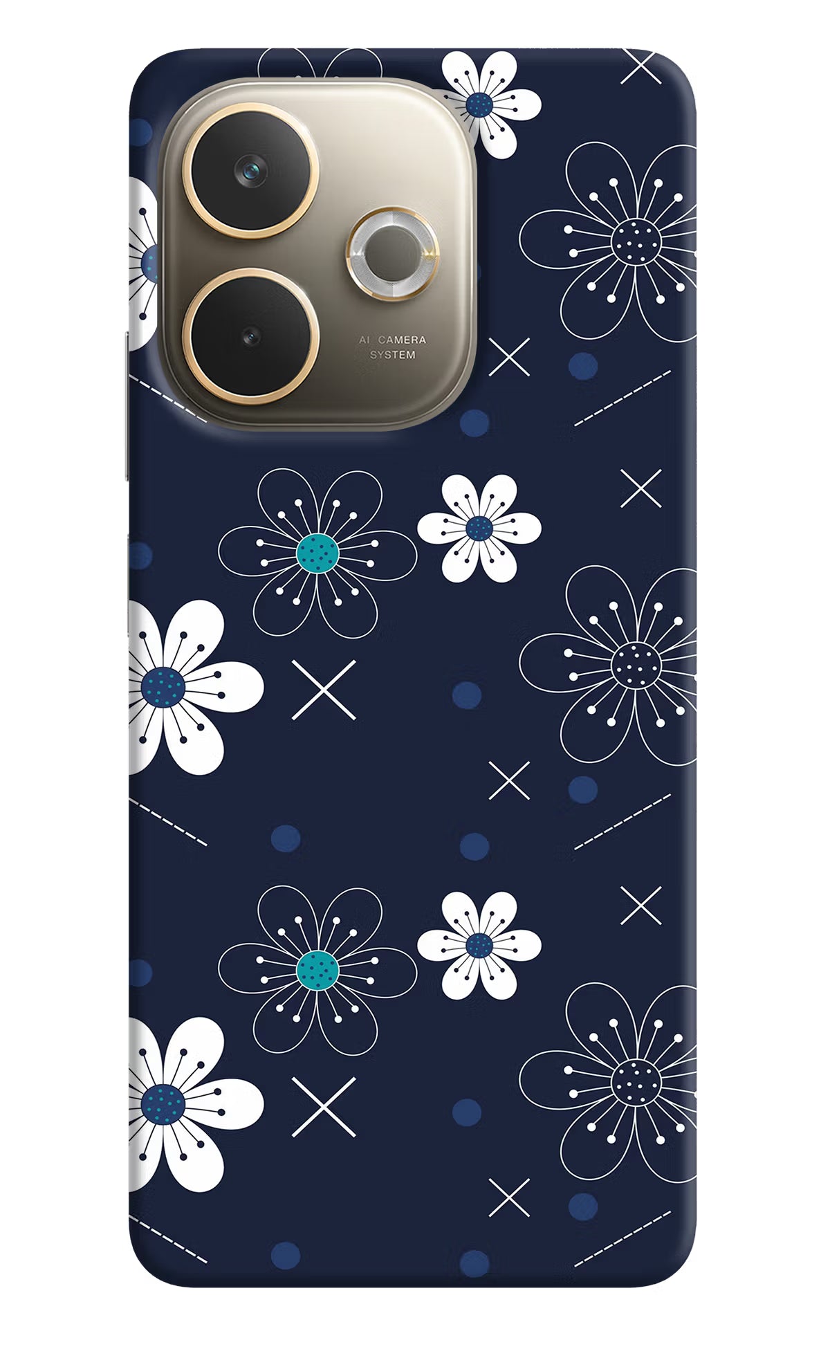 Flowers Oppo A5 Pro 5G Hard Case Back Cover by Casekaro