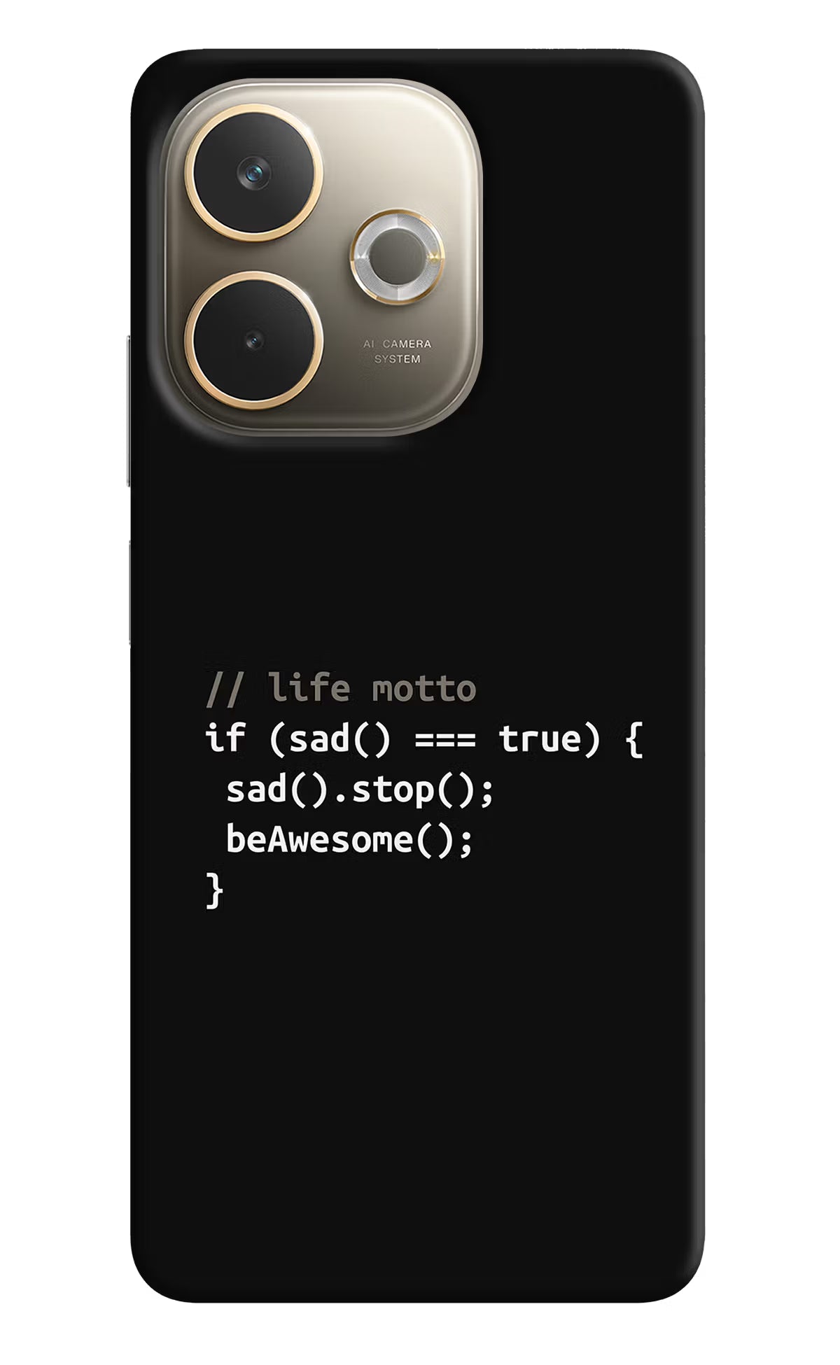 Life Motto Code Oppo A5 Pro 5G Hard Case Back Cover by Casekaro