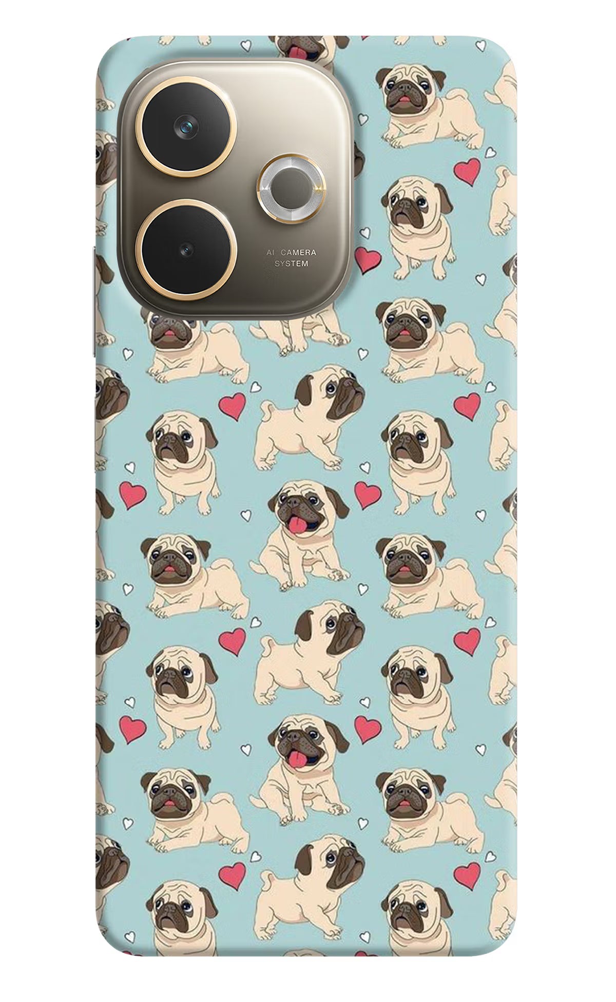 Pug Dog Oppo A5 Pro 5G Hard Case Back Cover by Casekaro