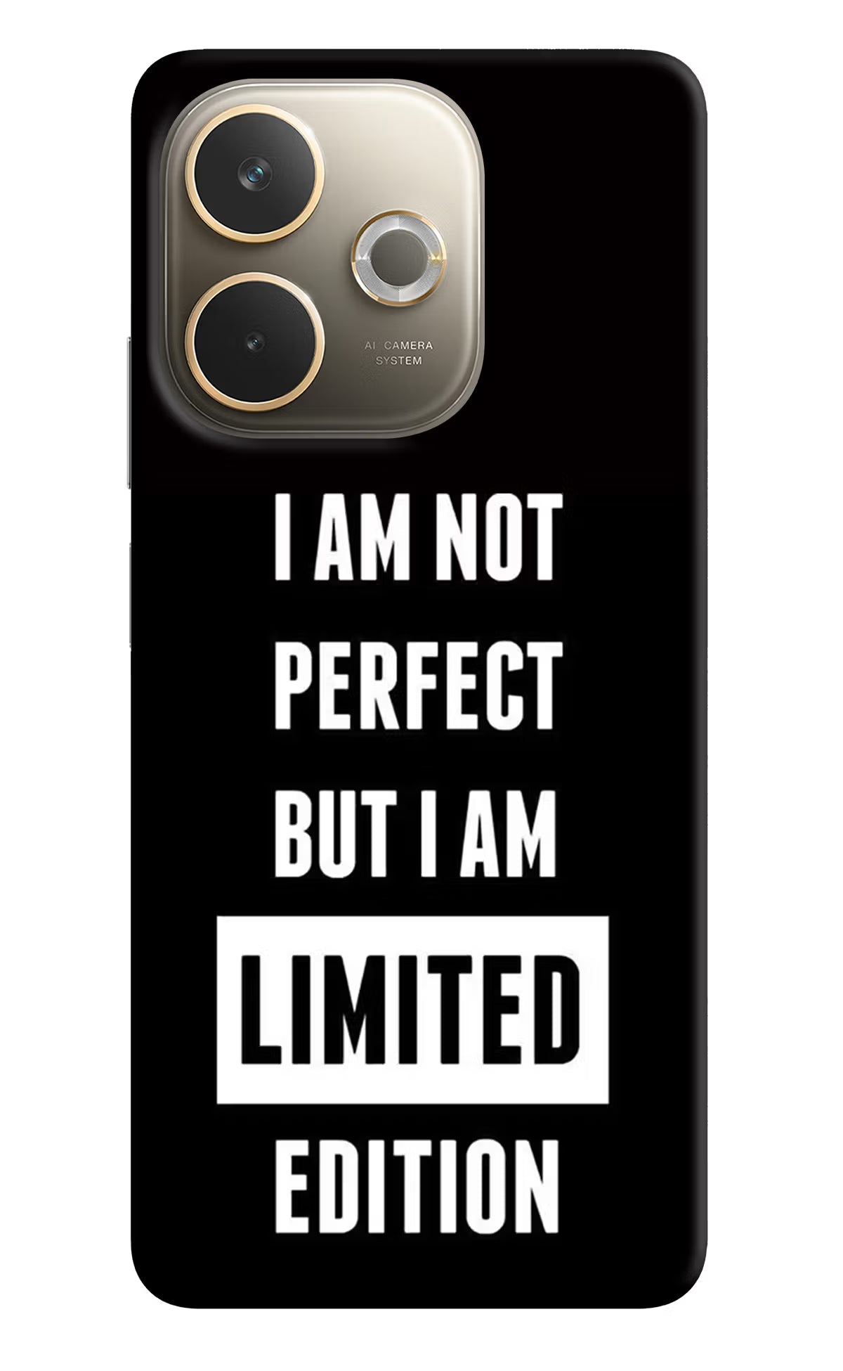 I Am Not Perfect But I Am Limited Edition Oppo A5 Pro 5G Hard Case Back Cover by Casekaro