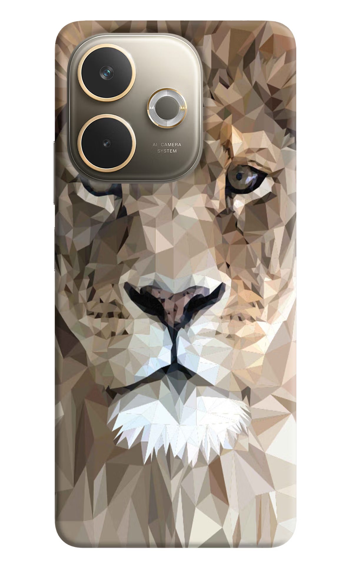 Lion Art Oppo A5 Pro 5G Hard Case Back Cover by Casekaro