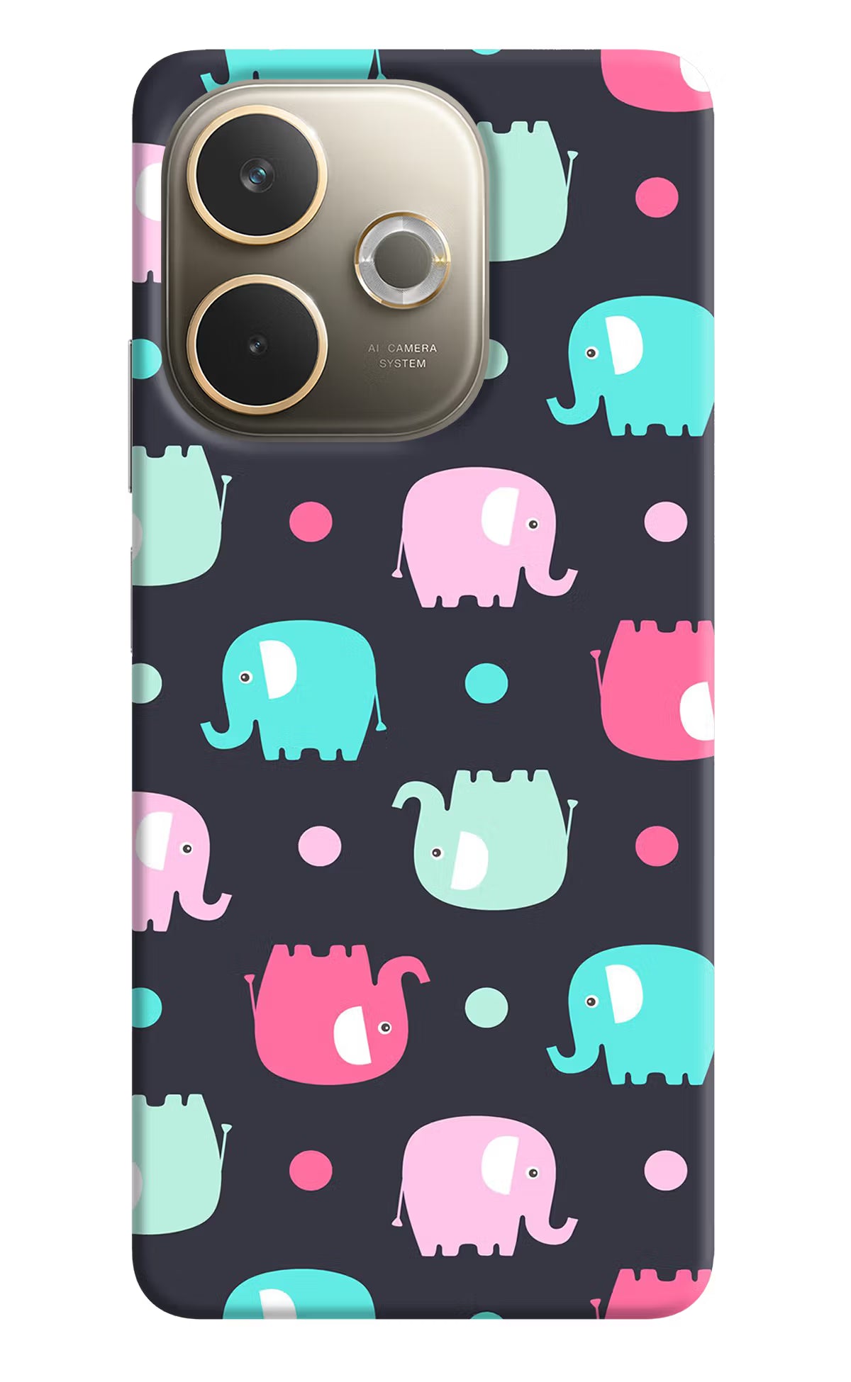 Elephants Oppo A5 Pro 5G Hard Case Back Cover by Casekaro