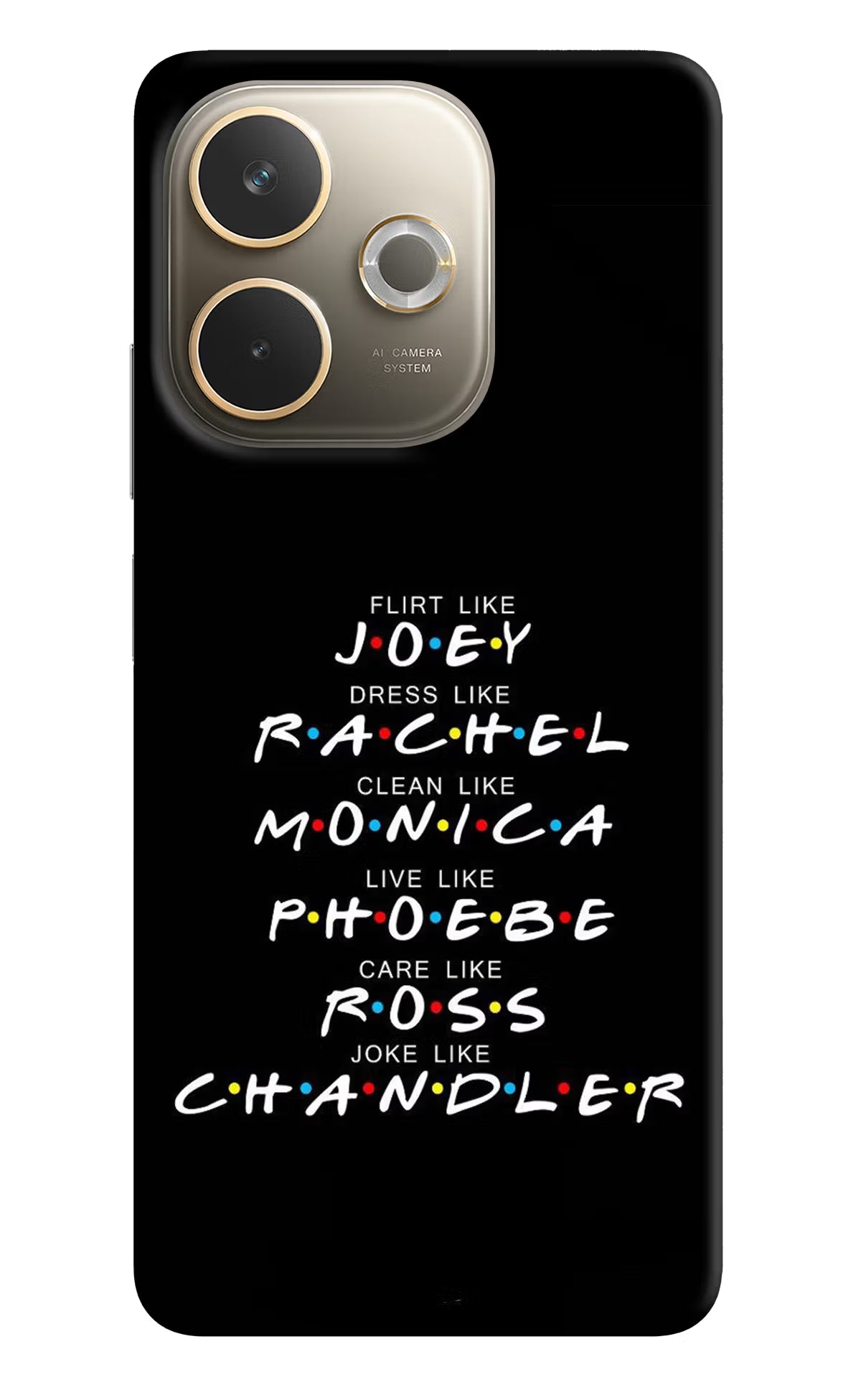 FRIENDS Character Oppo A5 Pro 5G Hard Case Back Cover by Casekaro
