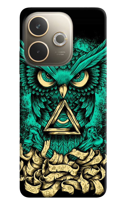Green Owl Oppo A5 Pro 5G Hard Case Back Cover by Casekaro