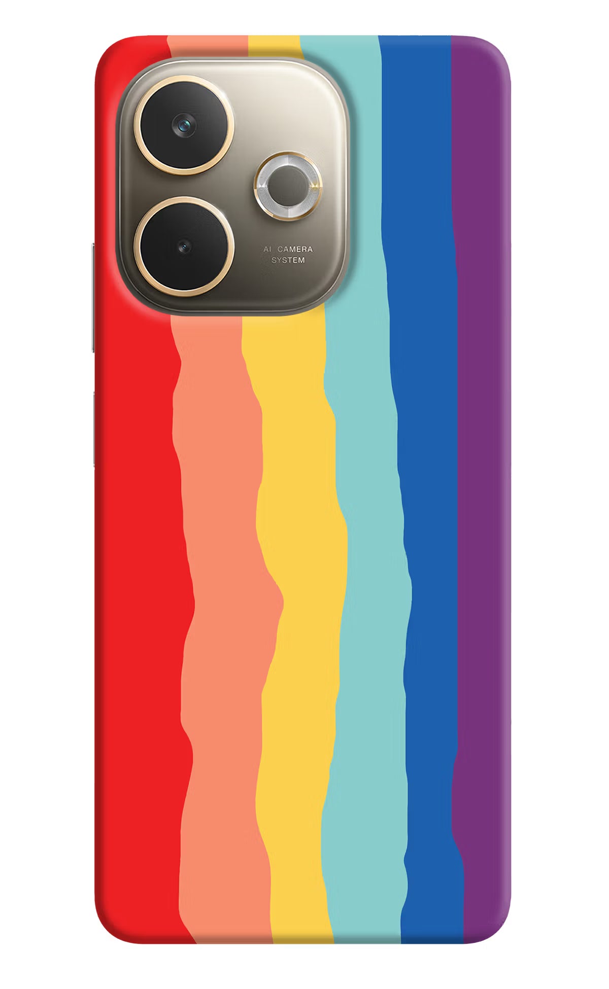 Rainbow Oppo A5 Pro 5G Hard Case Back Cover by Casekaro