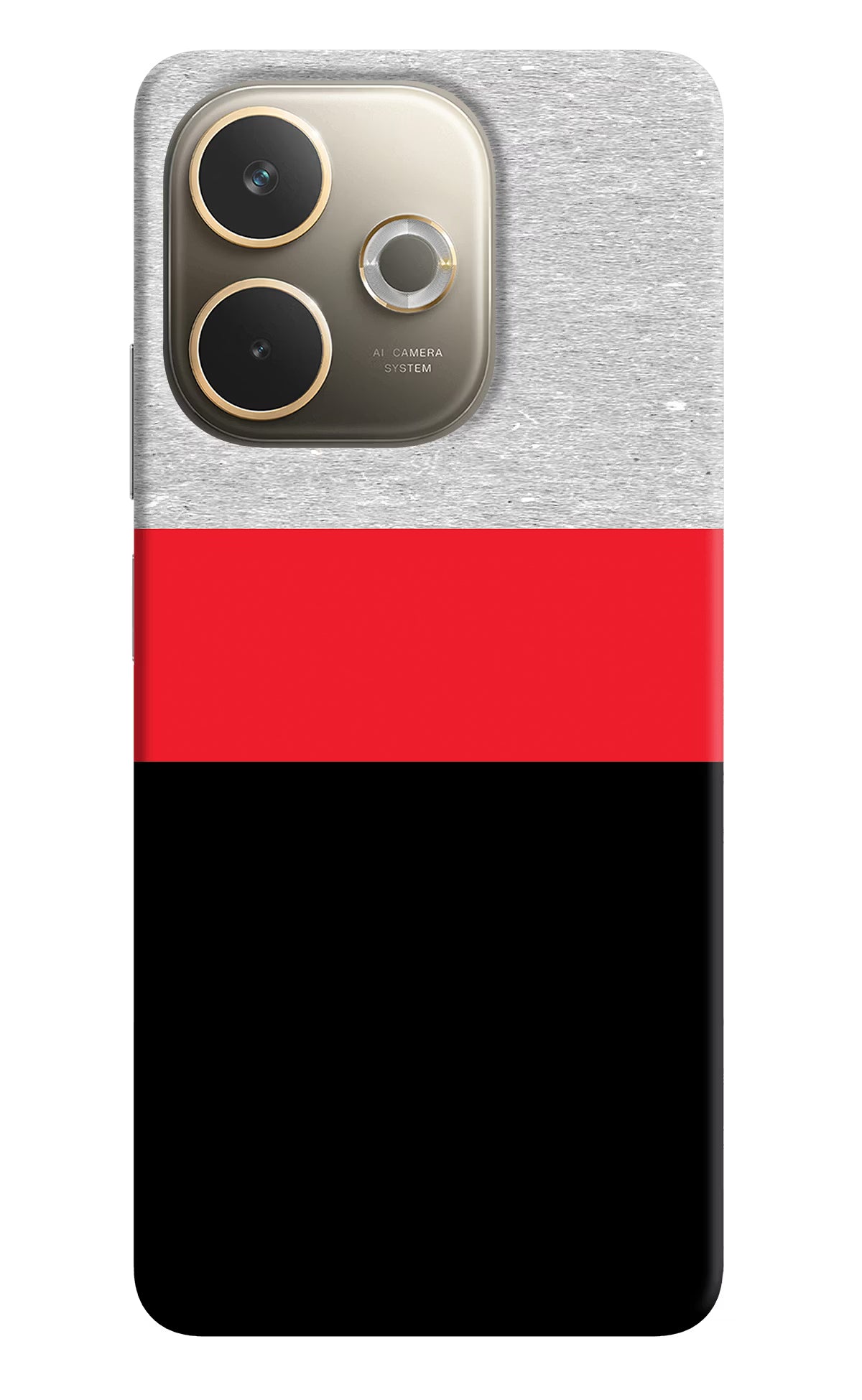 Tri Color Pattern Oppo A5 Pro 5G Hard Case Back Cover by Casekaro