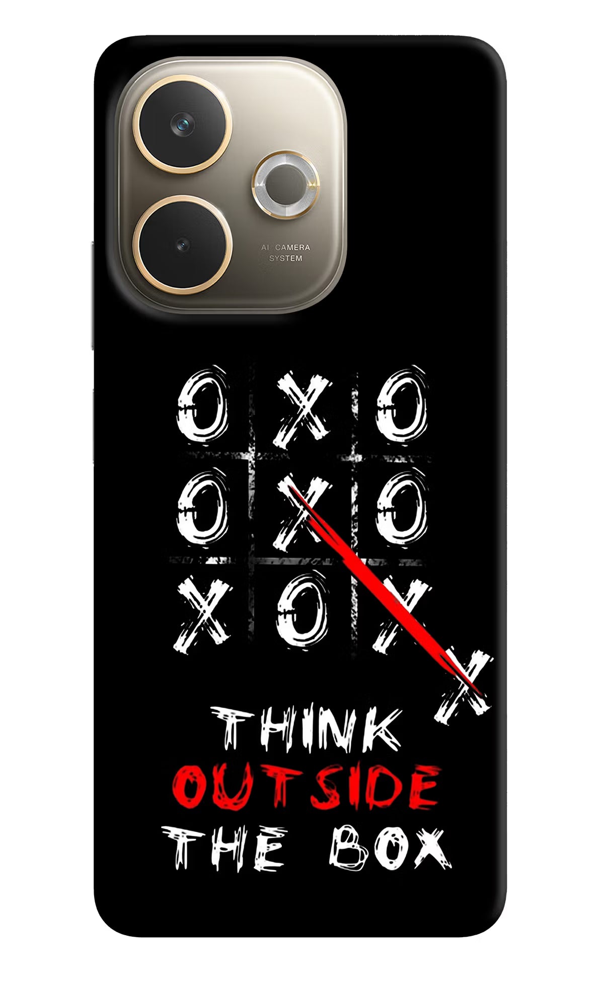 Think out of the BOX Oppo A5 Pro 5G Hard Case Back Cover by Casekaro