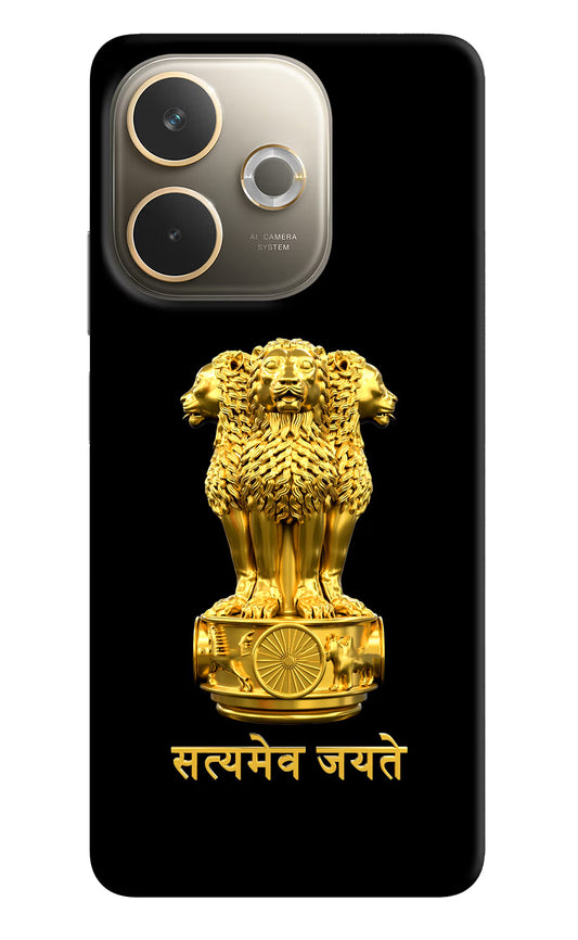 Satyamev Jayate Golden Oppo A5 Pro 5G Hard Case Back Cover by Casekaro