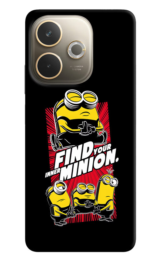 Find your inner Minion Oppo A5 Pro 5G Hard Case Back Cover by Casekaro