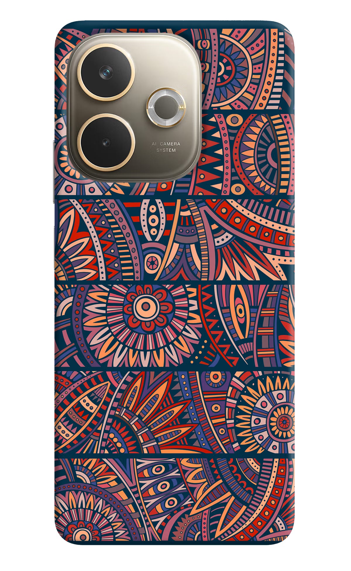 African Culture Design Oppo A5 Pro 5G Hard Case Back Cover by Casekaro