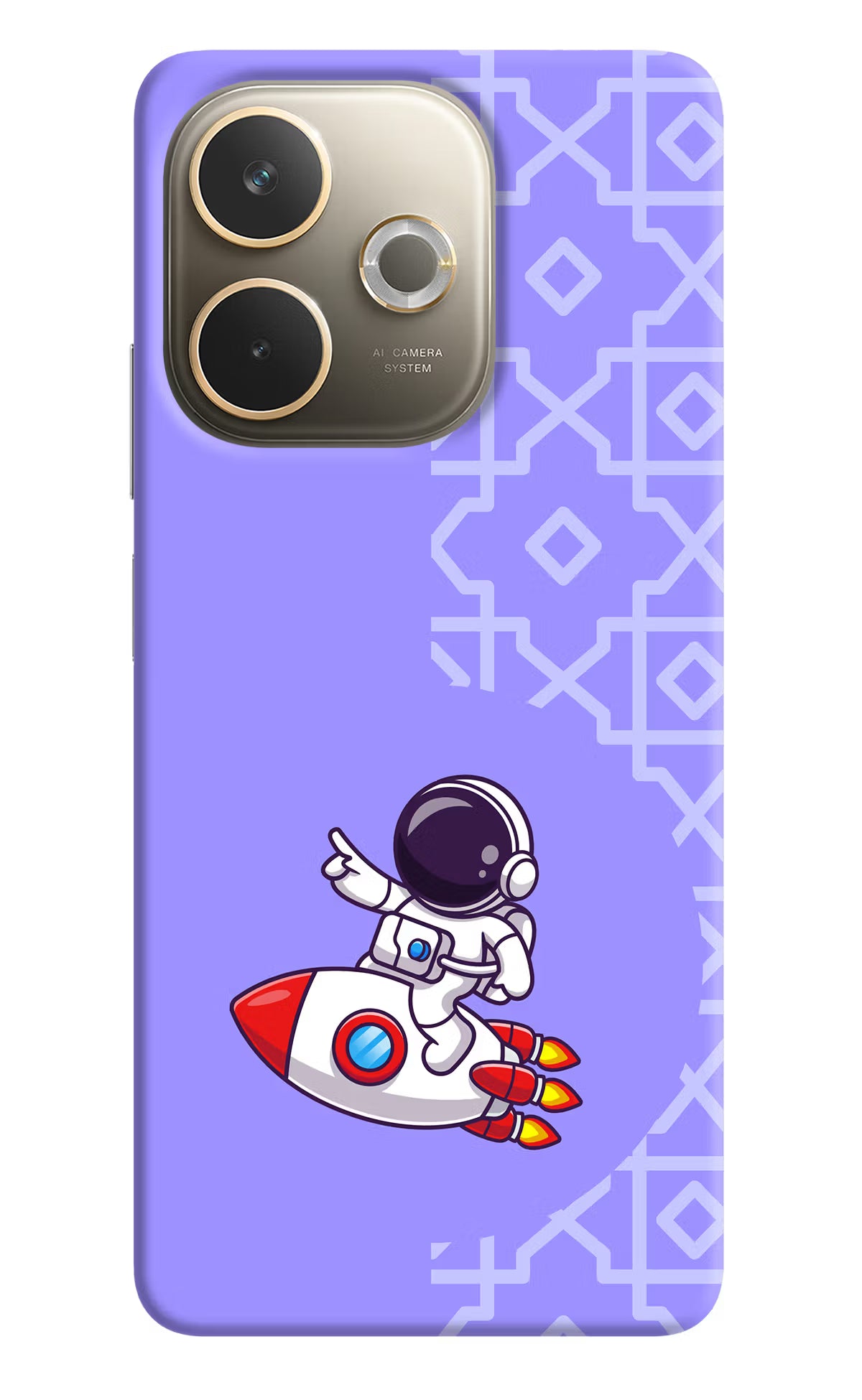 Cute Astronaut Oppo A5 Pro 5G Hard Case Back Cover by Casekaro