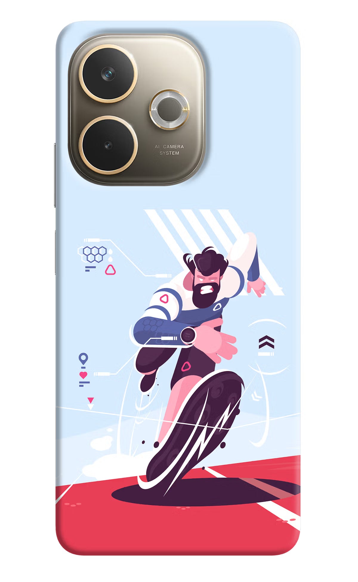 Run Pro Oppo A5 Pro 5G Hard Case Back Cover by Casekaro