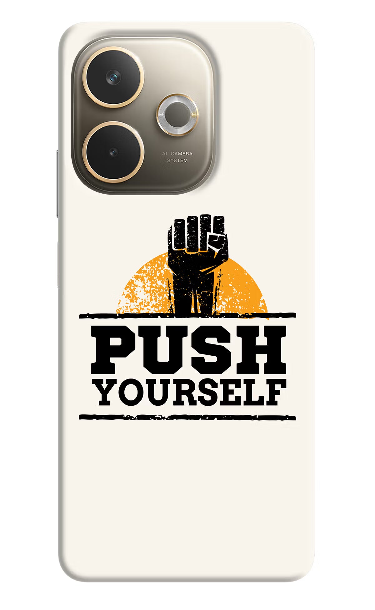 Push Yourself Oppo A5 Pro 5G Hard Case Back Cover by Casekaro