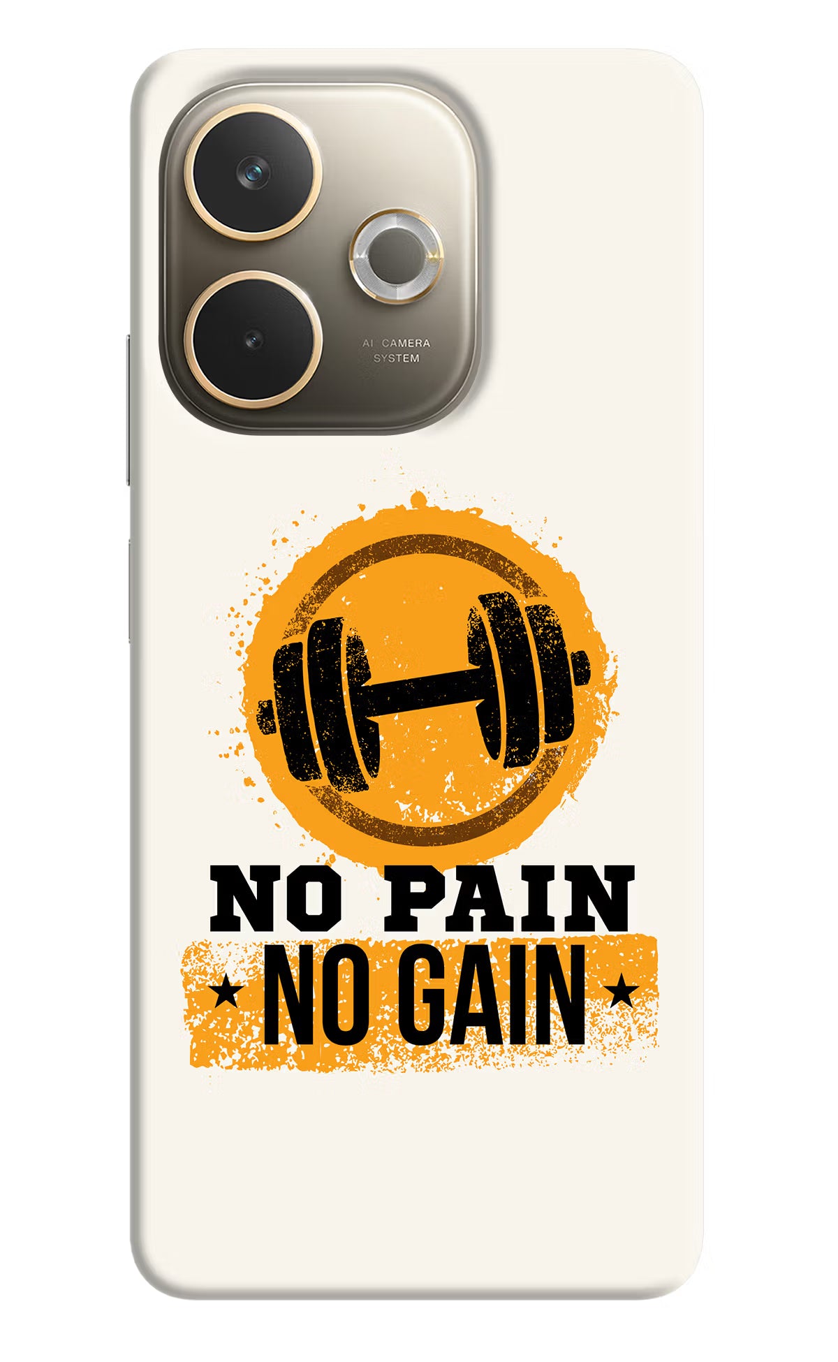 No Pain No Gain Oppo A5 Pro 5G Hard Case Back Cover by Casekaro