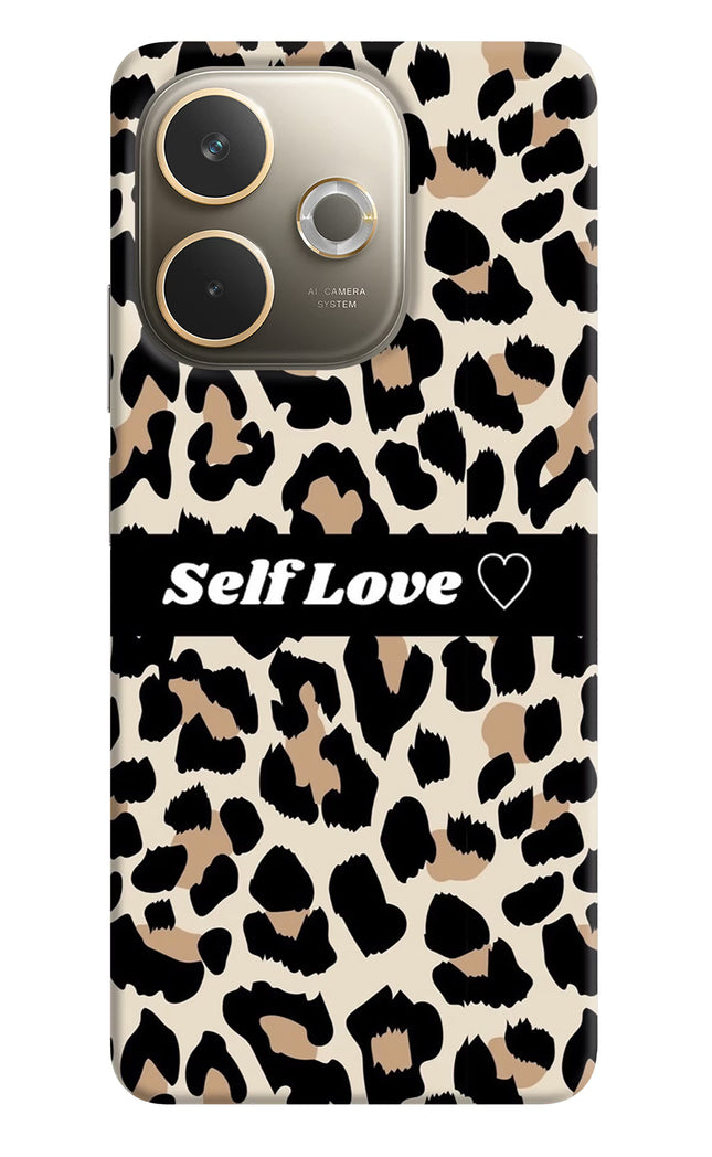 Leopard Print Self Love Oppo A5 Pro 5G Hard Case Back Cover by Casekaro