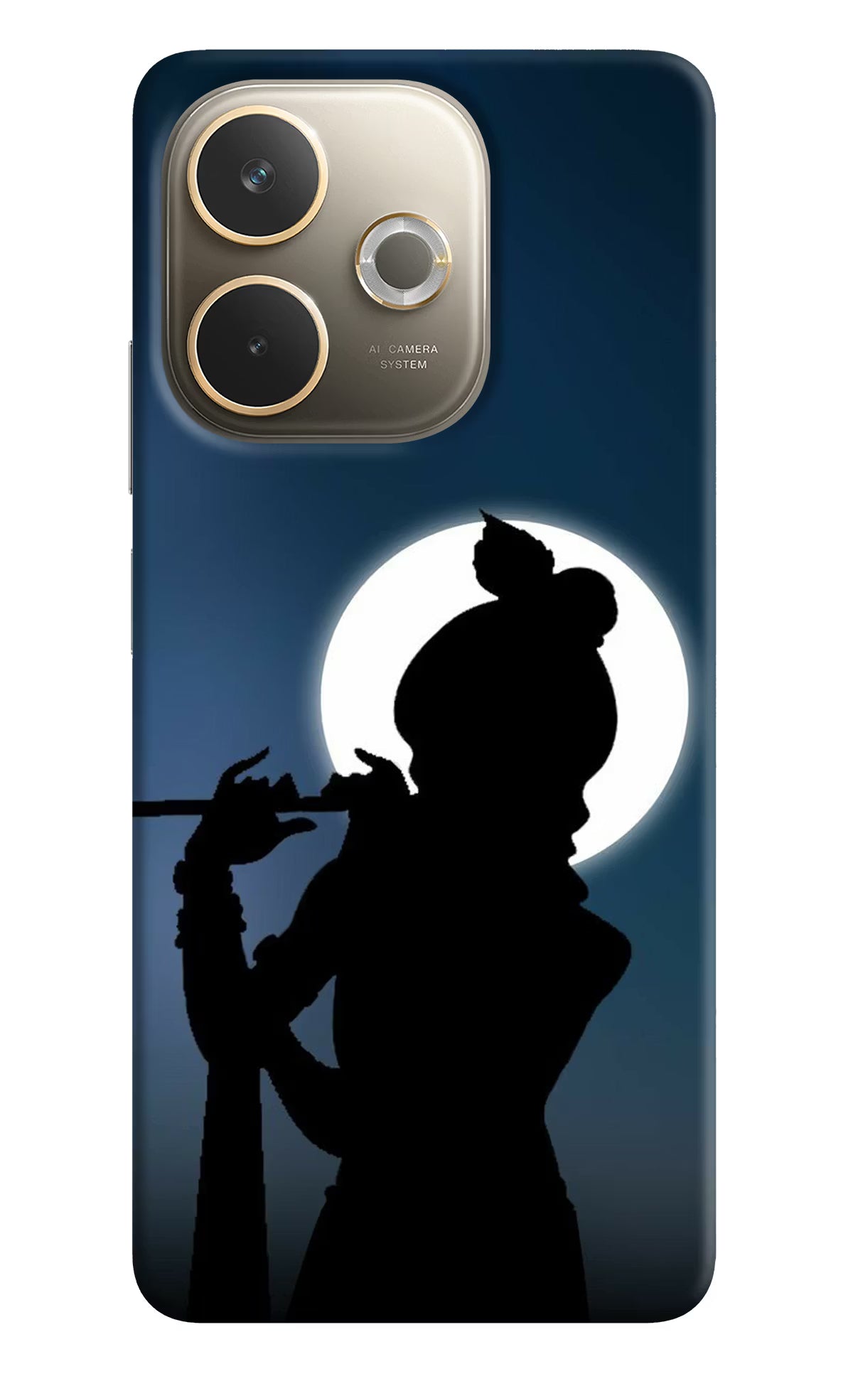 Shri Krishna Silhouette Oppo A5 Pro 5G Hard Case Back Cover by Casekaro