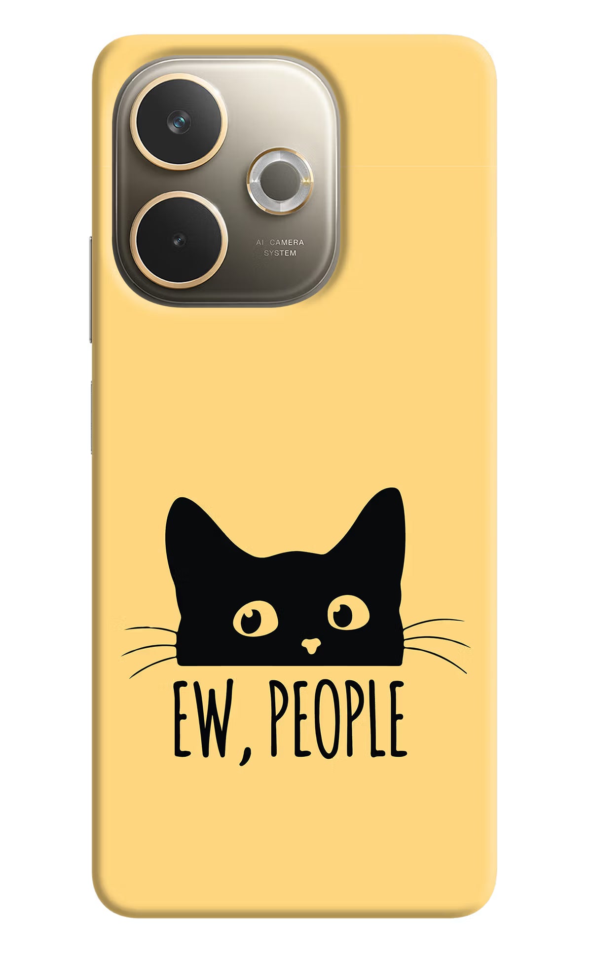 Ew People Catitude Oppo A5 Pro 5G Hard Case Back Cover by Casekaro