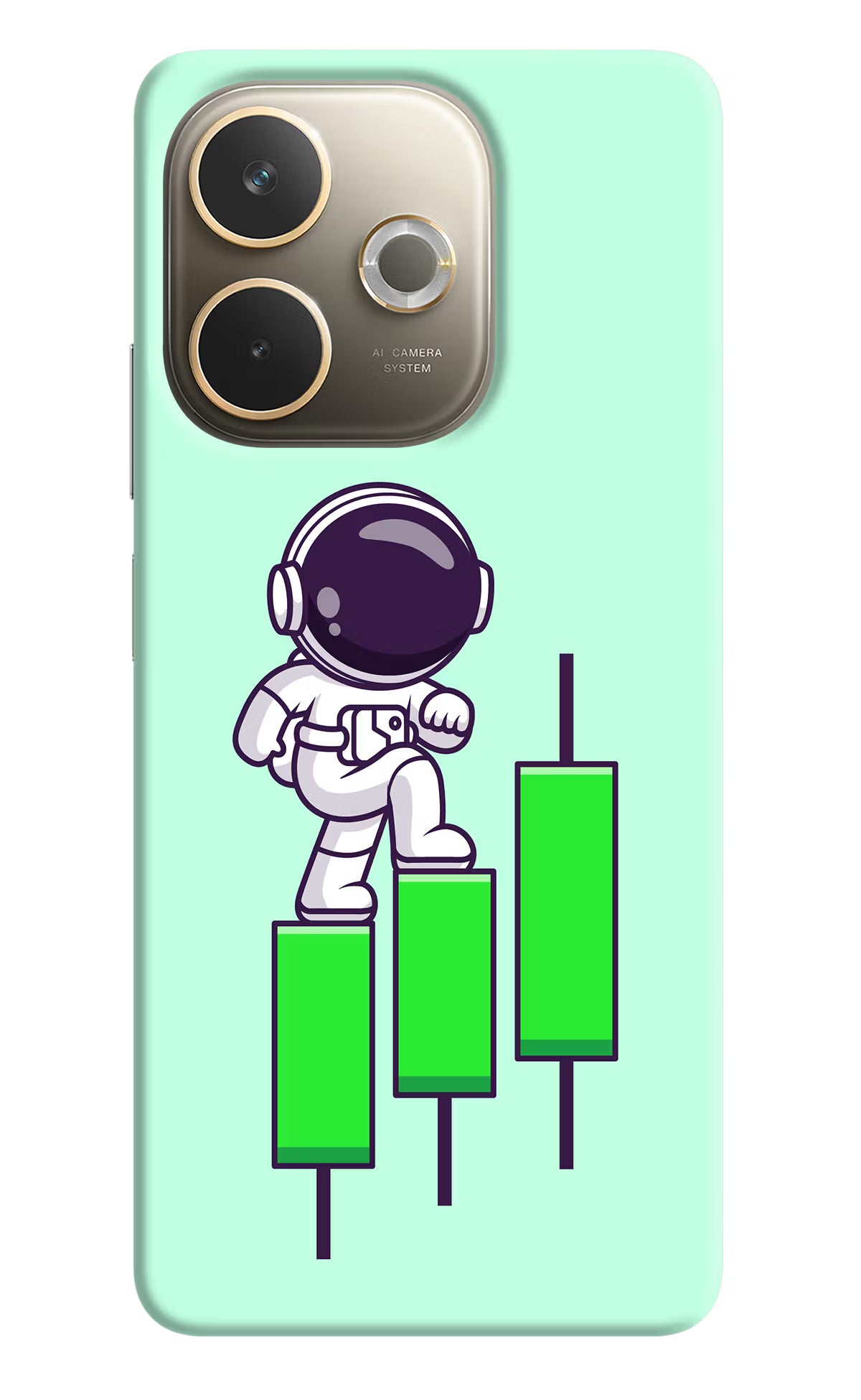 Astronaut Trader Oppo A5 Pro 5G Hard Case Back Cover by Casekaro