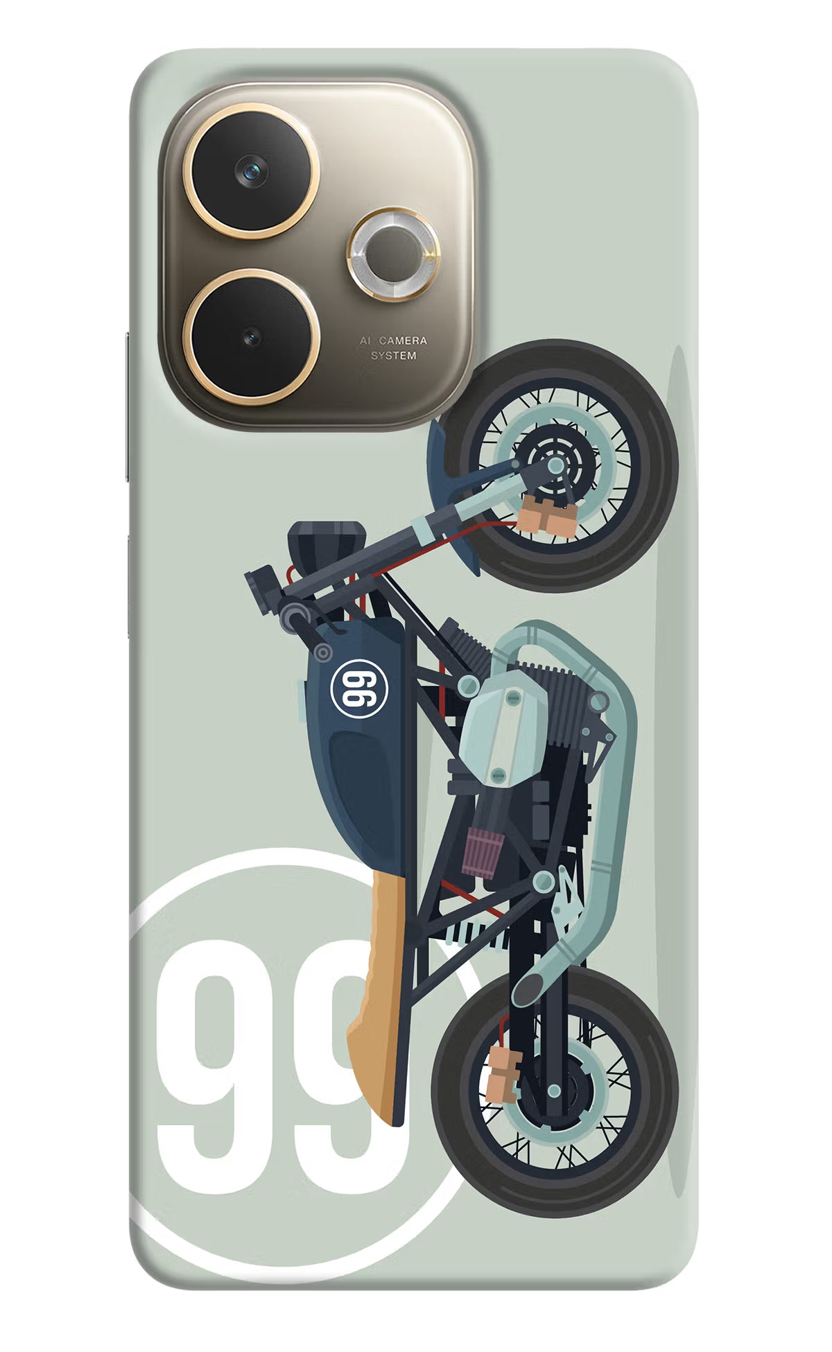Classic Cafe Racer 99 Oppo A5 Pro 5G Hard Case Back Cover by Casekaro