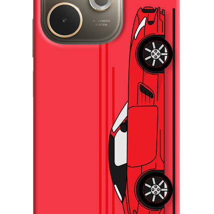 Red Velocity Oppo A5 Pro 5G Hard Case Back Cover by Casekaro