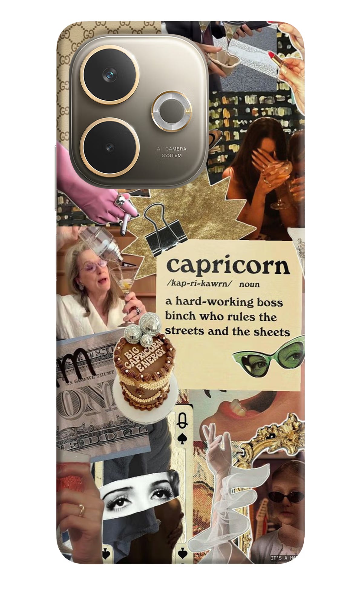Capricorn Zodiac Oppo A5 Pro 5G Hard Case Back Cover by Casekaro